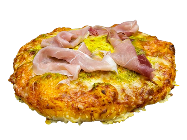 Pizzette Jambon cru Mozza Pesto